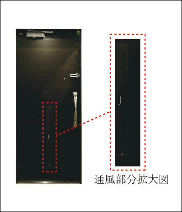 通風換気機能付き玄関ドア