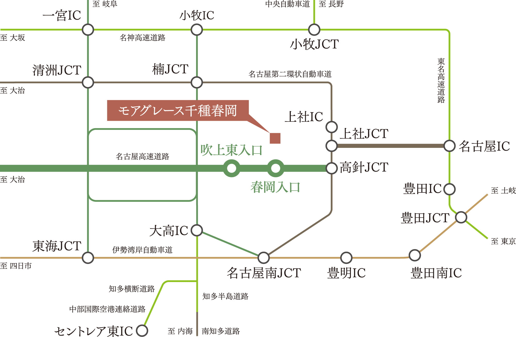高速路面図