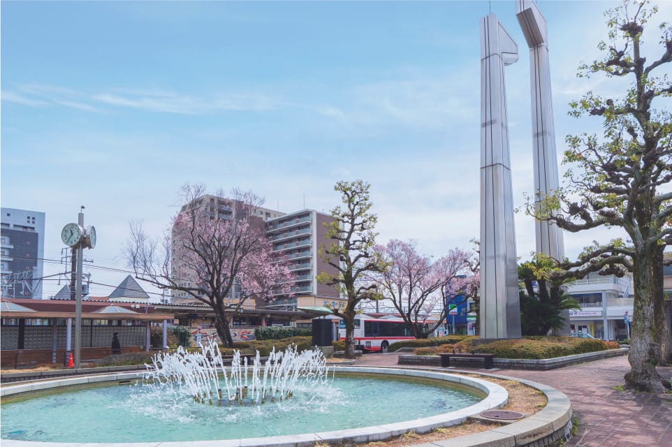 岩倉駅前ロータリー