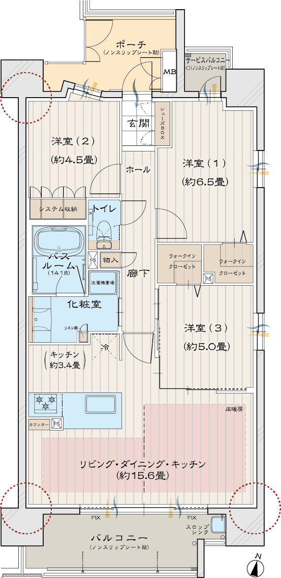 C TYPE間取り図