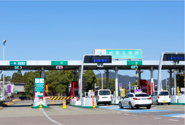 東海北陸自動車道 「岐阜各務原」ICへ