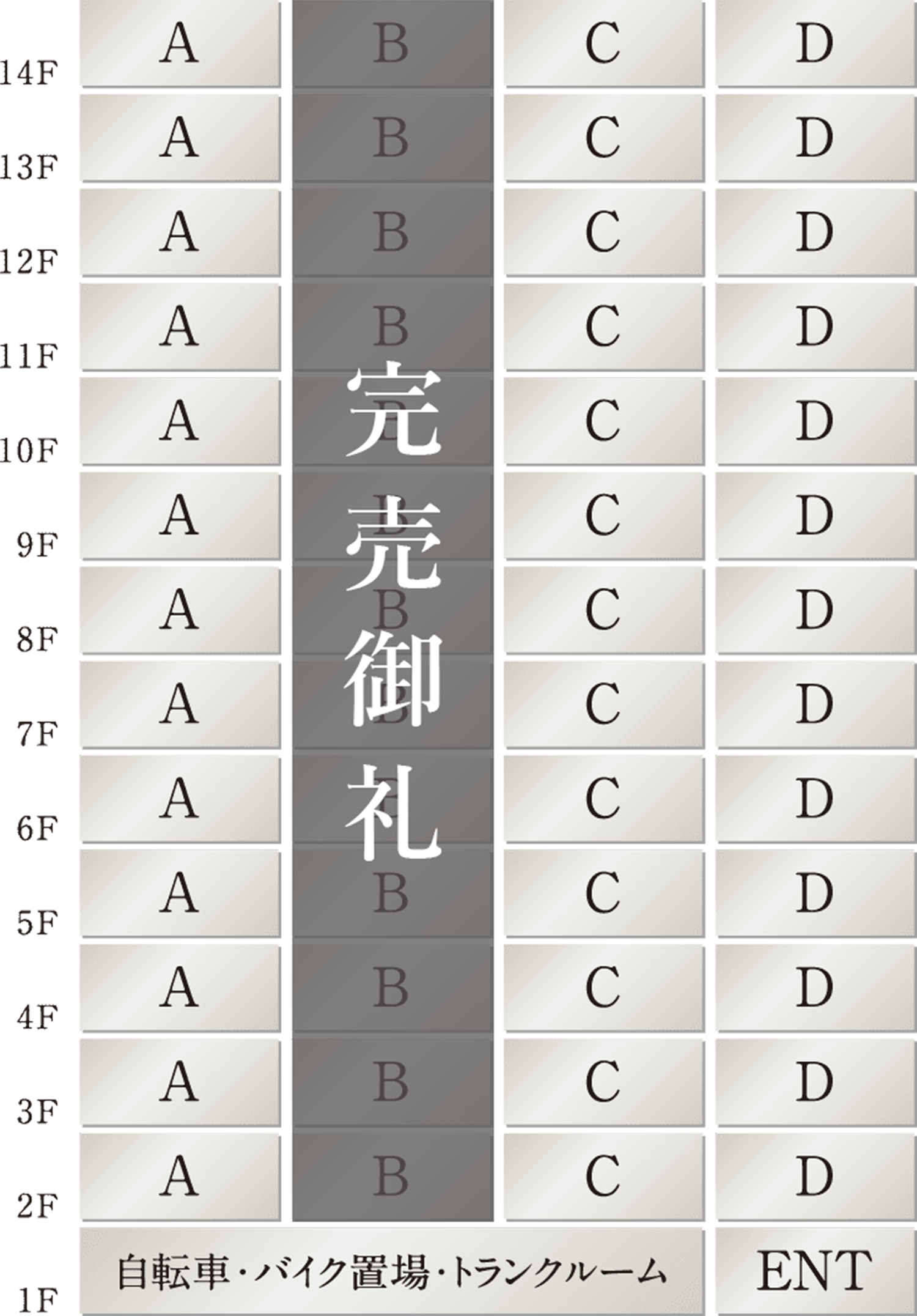 間取り案内 エレベーション