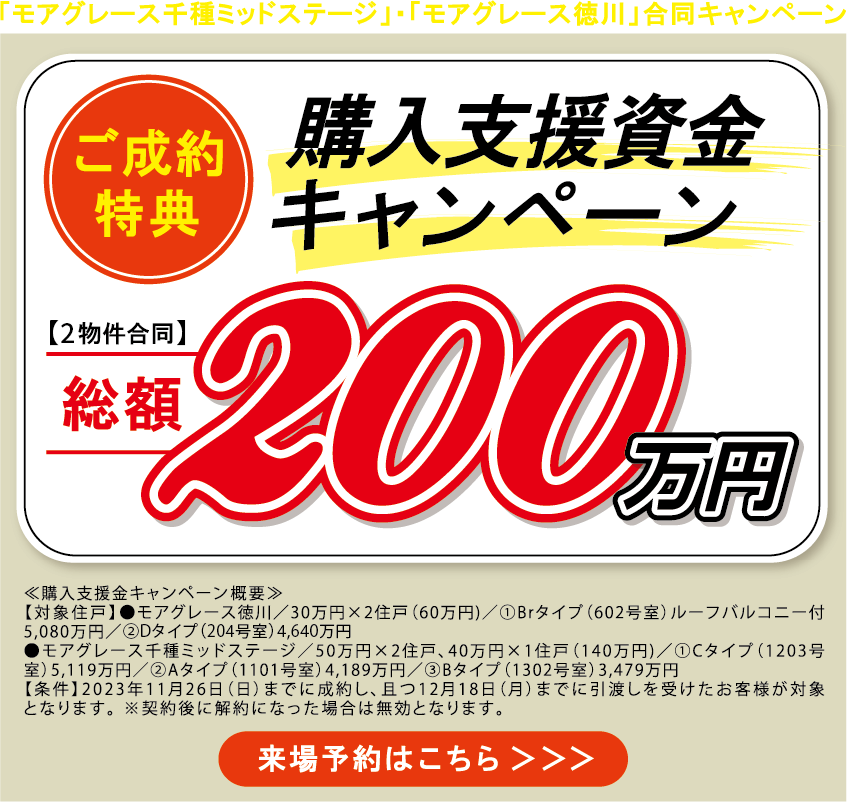 購入支援資金キャンペーン